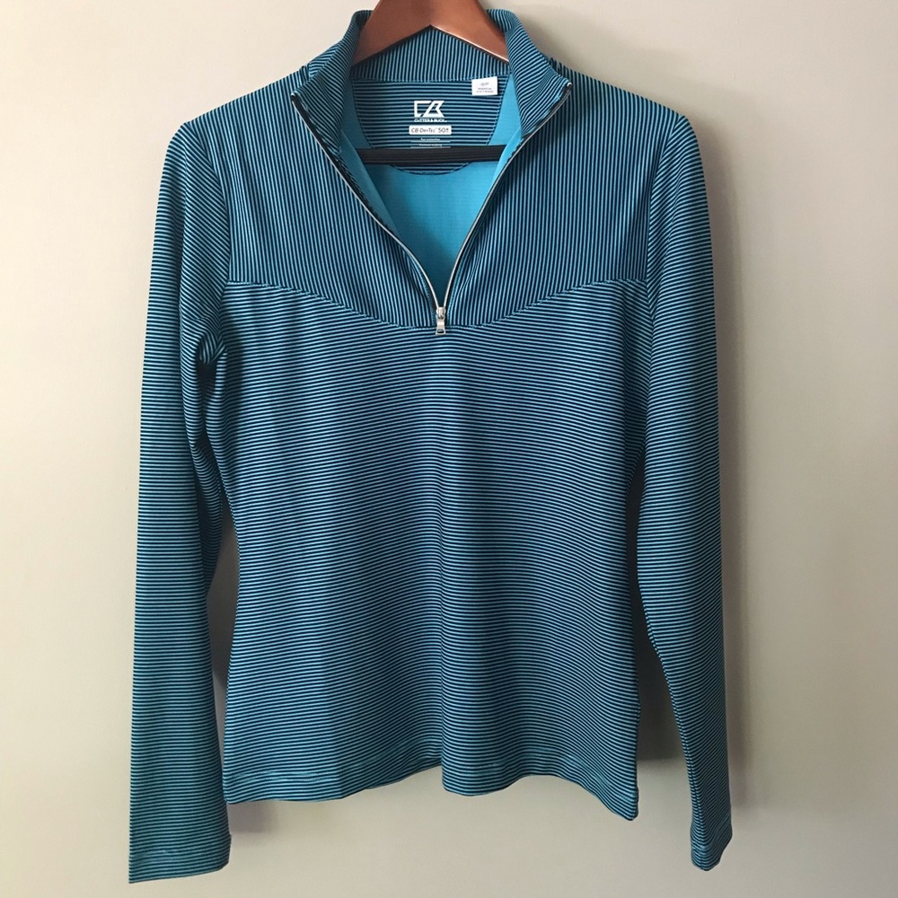 Cutter & Buck drytec half-zip long sleeve shirt